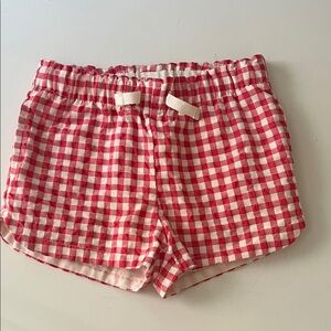 Cat & Jack Pink and White Gingham Shorts